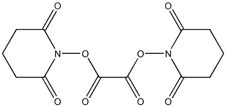 O,O''-OXALYLBIS(N-HYDROXYGLUTARIMIDE),,结构式