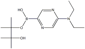 5-DIETHYLAMINOPYRAZINE-2-BORONIC ACID PINACOL ESTER 结构式