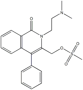 {2-[2-(DIMETHYLAMINO)ETHYL]-1-OXO-4-PHENYL-1,2-DIHYDROISOQUINOLIN-3-YL}METHYL METHANESULFONATE