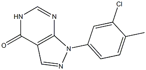 1-(3-CHLORO-4-METHYL-PHENYL)-1,5-DIHYDRO-PYRAZOLO[3,4-D]PYRIMIDIN-4-ONE