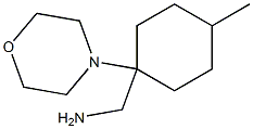 1-(4-METHYL-1-MORPHOLIN-4-YLCYCLOHEXYL)METHANAMINE 结构式