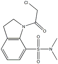 1-(CHLOROACETYL)-N,N-DIMETHYLINDOLINE-7-SULFONAMIDE Structure