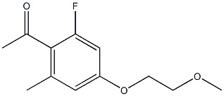 1-[2-FLUORO-4-(2-METHOXY-ETHOXY)-6-METHYL-PHENYL]-ETHANONE