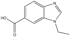 1-ETHYL-1H-BENZIMIDAZOLE-6-CARBOXYLIC ACID Structure