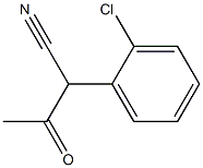 2-(2-CHLOROPHENYL)-3-OXOBUTANENITRILE Structure