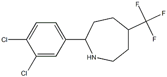 2-(3,4-DICHLOROPHENYL)-5-(TRIFLUOROMETHYL)AZEPANE Structure