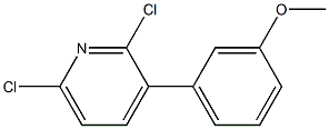 2,6-DICHLORO-3-(3-METHOXYPHENYL)PYRIDINE Structure