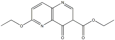 ETHYL 6-ETHOXY-4-OXO-3,4-DIHYDRO-1,5-NAPHTHYRIDINE-3-CARBOXYLATE,,结构式