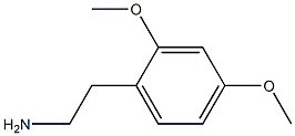 2-(2,4-dimethoxyphenyl)ethanamine Struktur
