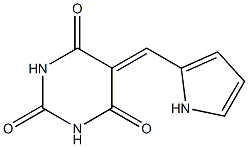 5-(1H-pyrrol-2-ylmethylidene)hexahydropyrimidine-2,4,6-trione Struktur