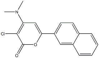 3-chloro-4-(dimethylamino)-6-(2-naphthyl)-2H-pyran-2-one