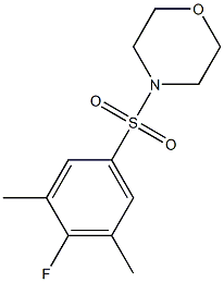 4-[(4-fluoro-3,5-dimethylphenyl)sulfonyl]morpholine|