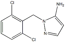 1-(2,6-dichlorobenzyl)-1H-pyrazol-5-amine,,结构式