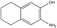 3-amino-5,6,7,8-tetrahydro-2-naphthalenol Struktur