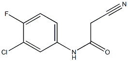 N1-(3-chloro-4-fluorophenyl)-2-cyanoacetamide Structure