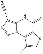 8-methyl-5-oxo-4,5-dihydrothieno[2,3-e][1,2,3]triazolo[1,5-a]pyrimidine-3-carbonitrile