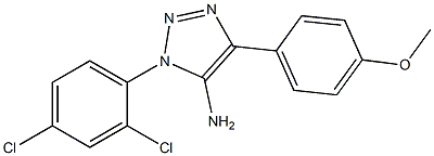 1-(2,4-dichlorophenyl)-4-(4-methoxyphenyl)-1H-1,2,3-triazol-5-amine