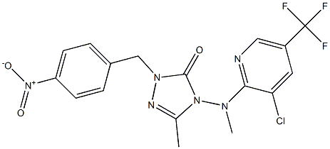 4-[[3-chloro-5-(trifluoromethyl)-2-pyridinyl](methyl)amino]-5-methyl-2-(4-nitrobenzyl)-2,4-dihydro-3H-1,2,4-triazol-3-one