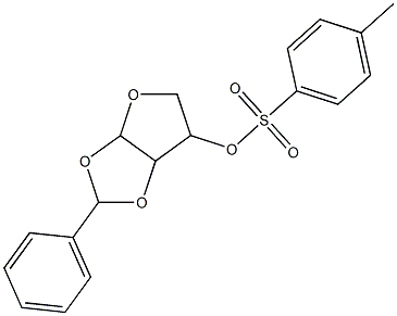 2-phenylperhydrofuro[2,3-d][1,3]dioxol-6-yl 4-methylbenzene-1-sulfonate Structure