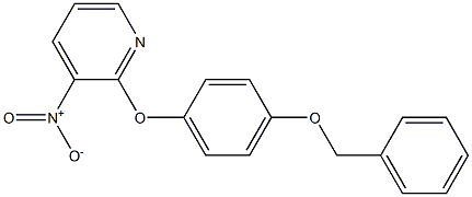 2-[4-(benzyloxy)phenoxy]-3-nitropyridine Structure