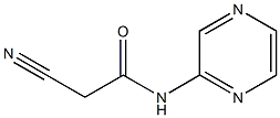 2-cyano-N-(2-pyrazinyl)acetamide,,结构式