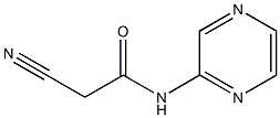 2-cyano-N-(2-pyrazinyl)acetamide Structure