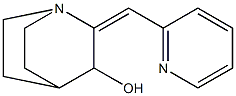 2-[(E)-2-pyridinylmethylidene]-3-quinuclidinol Structure