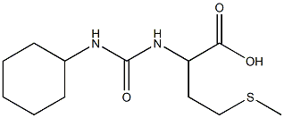 2-{[(cyclohexylamino)carbonyl]amino}-4-(methylthio)butanoic acid,,结构式