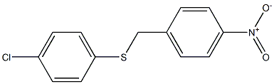1-{[(4-chlorophenyl)thio]methyl}-4-nitrobenzene 结构式
