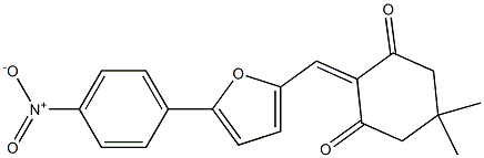 5,5-dimethyl-2-{[5-(4-nitrophenyl)-2-furyl]methylidene}cyclohexane-1,3-dione