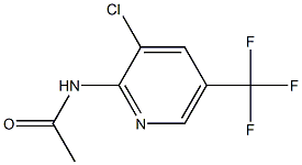 N1-[3-chloro-5-(trifluoromethyl)-2-pyridyl]acetamide 化学構造式