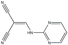 2-[(pyrimidin-2-ylamino)methylidene]malononitrile 结构式