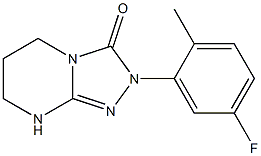 2-(5-fluoro-2-methylphenyl)-2,3,5,6,7,8-hexahydro[1,2,4]triazolo[4,3-a]pyrimidin-3-one