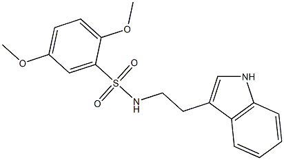 N-[2-(1H-indol-3-yl)ethyl]-2,5-dimethoxybenzenesulfonamide Structure