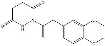 1-[2-(3,4-dimethoxyphenyl)acetyl]hexahydropyridazine-3,6-dione