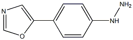 4-(Oxazol-5-yl)phenylhydrazine Structure