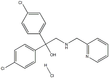 1,1-bis(4-chlorophenyl)-2-[(2-pyridinylmethyl)amino]-1-ethanol hydra chloride