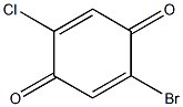 2-bromo-5-chlorobenzo-1,4-quinone Structure