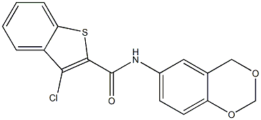 N2-(4H-1,3-benzodioxin-6-yl)-3-chlorobenzo[b]thiophene-2-carboxamide