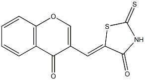 5-[(Z)-(4-oxo-4H-chromen-3-yl)methylidene]-2-thioxo-1,3-thiazolan-4-one|