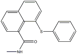  N1-methyl-8-(phenylthio)-1-naphthamide