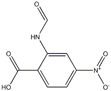 2-(formylamino)-4-nitrobenzenecarboxylic acid,,结构式