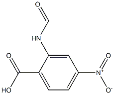 2-(formylamino)-4-nitrobenzenecarboxylic acid Structure