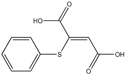 2-(phenylthio)but-2-enedioic acid Structure
