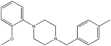 1-(2-methoxyphenyl)-4-(4-methylbenzyl)piperazine