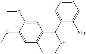 2-(6,7-dimethoxy-1,2,3,4-tetrahydroisoquinolin-1-yl)aniline Structure