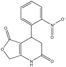  4-(2-nitrophenyl)-4,7-dihydrofuro[3,4-b]pyridine-2,5(1H,3H)-dione