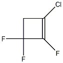 1-chloro-2,3,3-trifluorocyclobut-1-ene Struktur