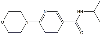 N-isopropyl-6-morpholinonicotinamide,,结构式