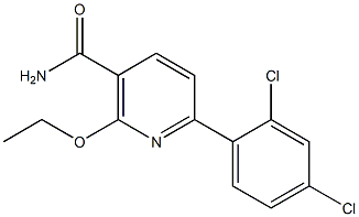 6-(2,4-dichlorophenyl)-2-ethoxynicotinamide Structure